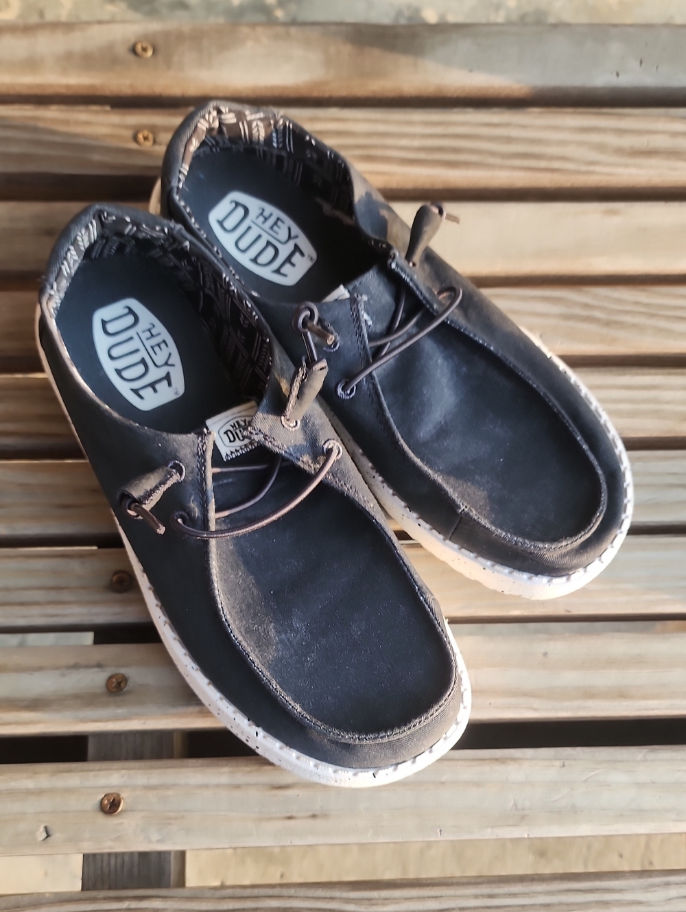 Hey Dudes Ladies Wendy Stretch Canvas Shoes